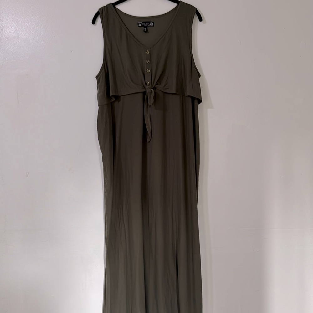 Derek Heart | Army Green Maternity Dress
